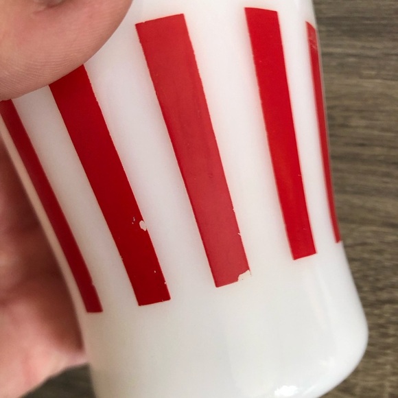 Vtg Federal Glass Striped Mug - Picture 10 of 13